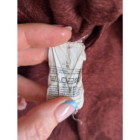 Women's OLD NAVY Active Elevate Leggings L Red Pink Colorblock - Picture 7 of 9